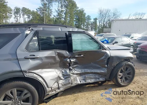 2021 Ford Explorer Xlt z USA, uszkodzony, nr VIN 1FMSK7DH5MGB11339